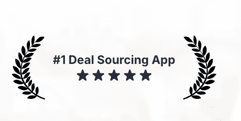 #1 Deal Sourcing App, five stars